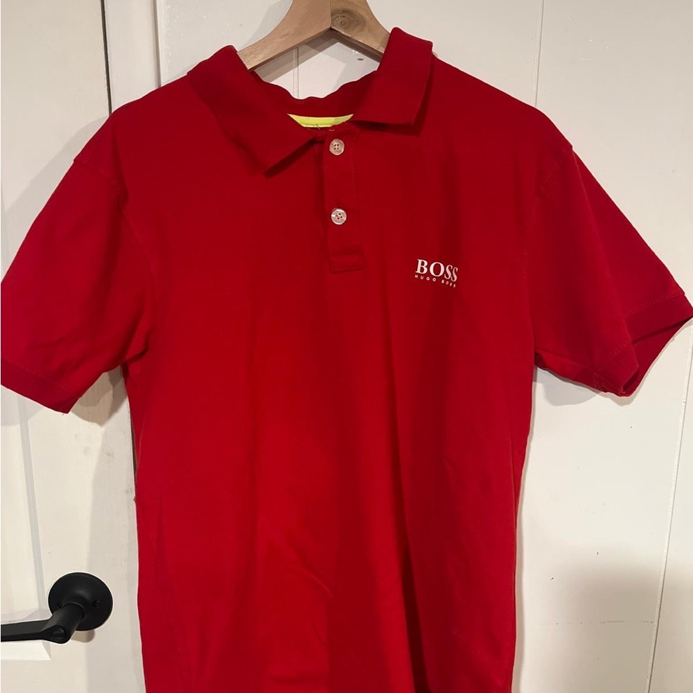 Hugo Boss Vibrant Red Polo Shirt